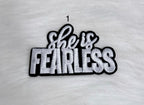 She is Fearless Iron-On Patches