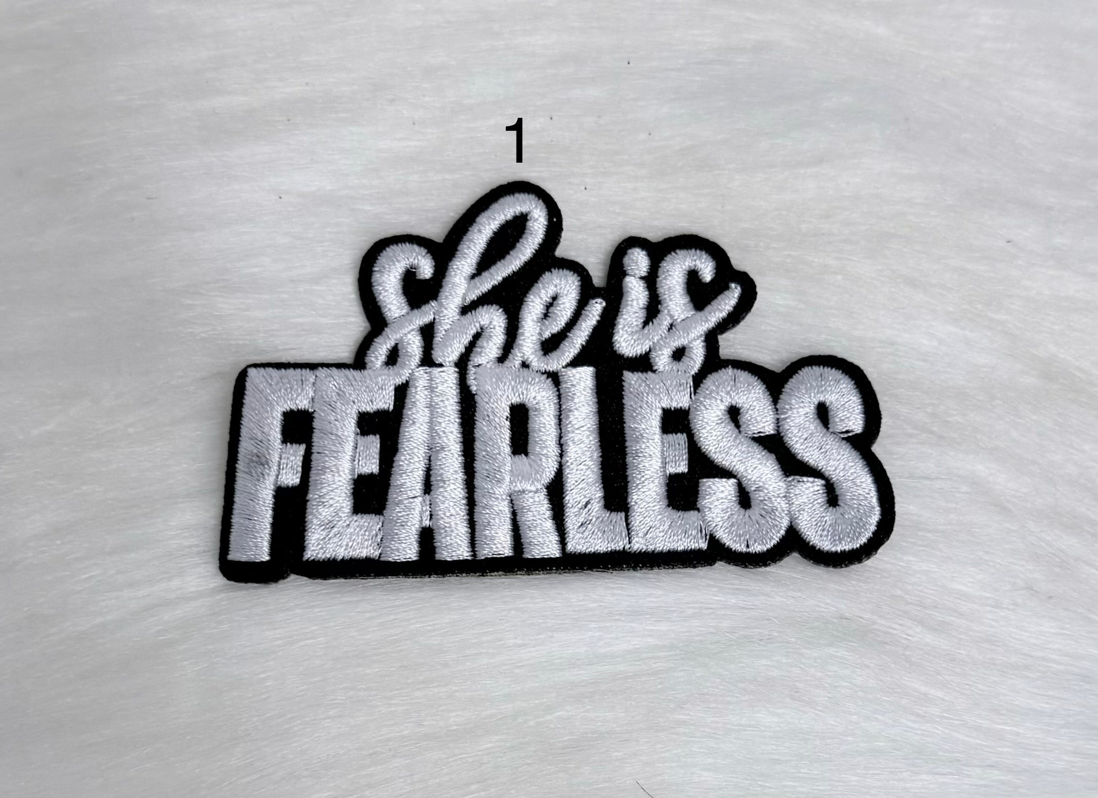 She is Fearless Iron-On Patches