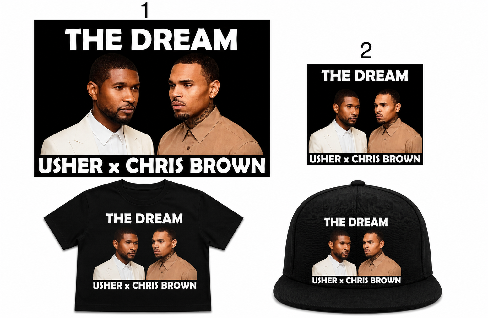 R&B Tour Full Color DTF Heat Transfer – Ready to Press (Transfer Only – Apparel Not Included)