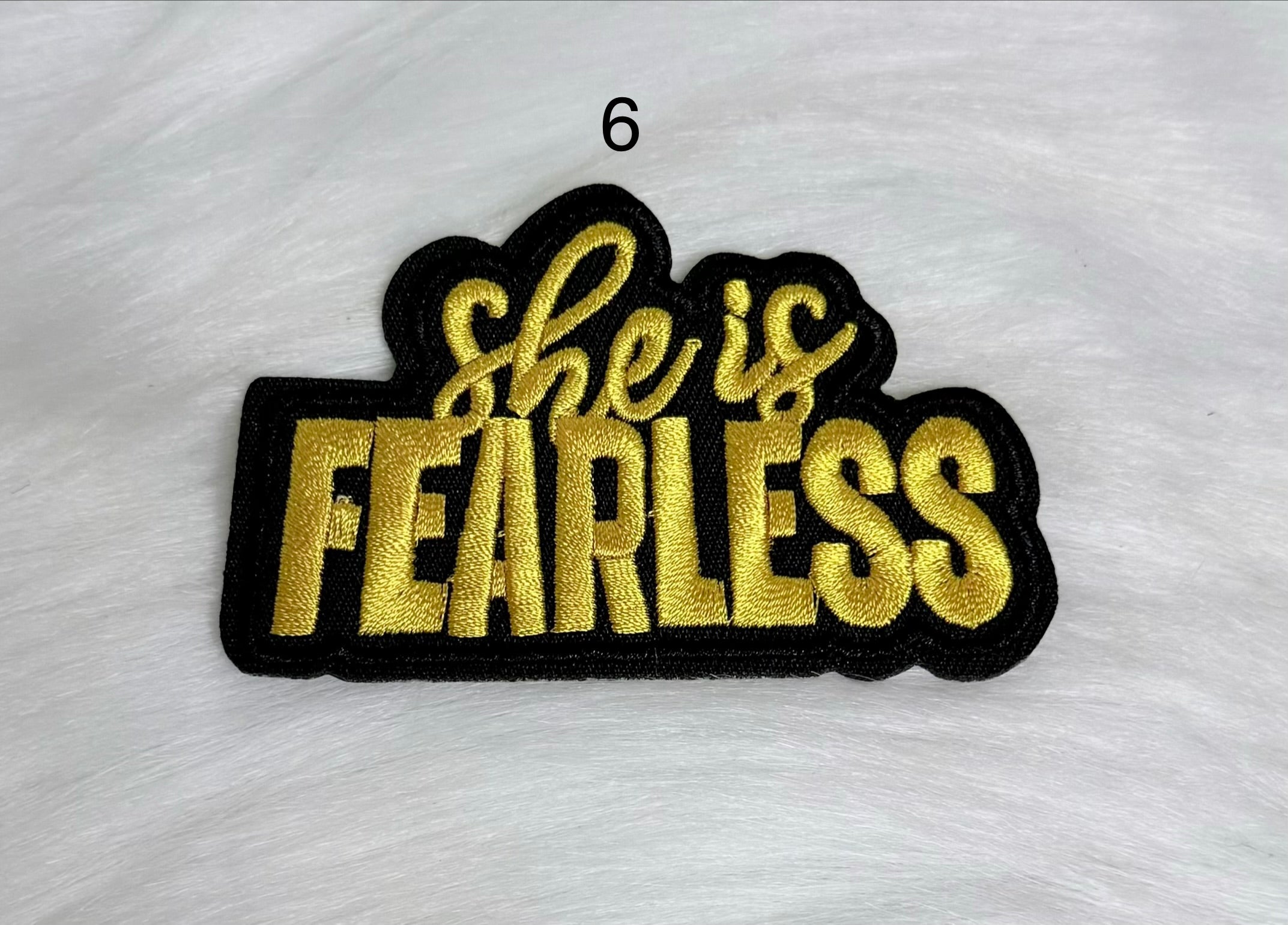 She is Fearless Iron-On Patches
