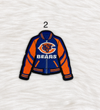 Chi-Town Football Iron-On Patches