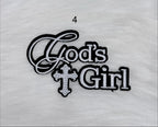 God’s Girl Iron-On Patch