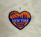 New York Basketball Iron-On Patches
