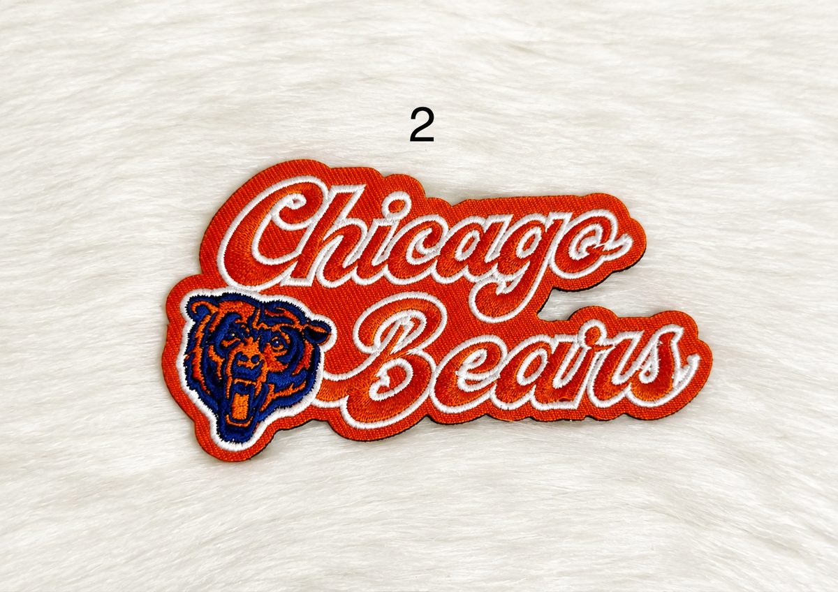Chi-Town Football Iron-On Patches