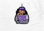Chasing God Not The World Iron-On Small Patches