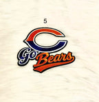 Chi-Town Football Iron-On Patches