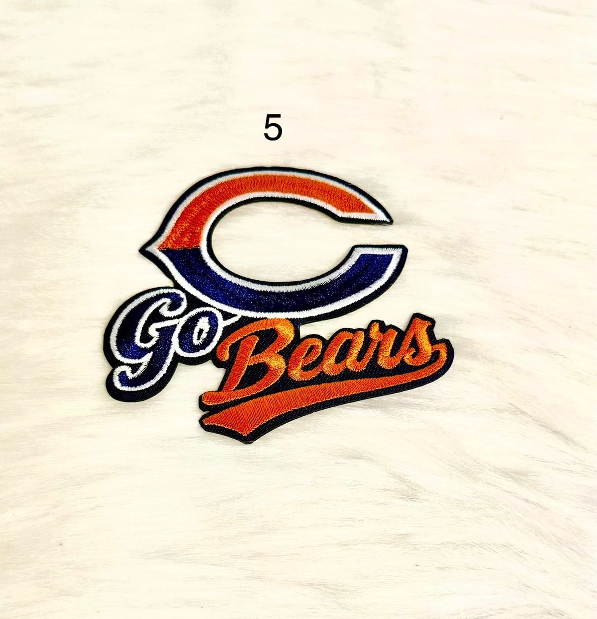 Chi-Town Football Iron-On Patches