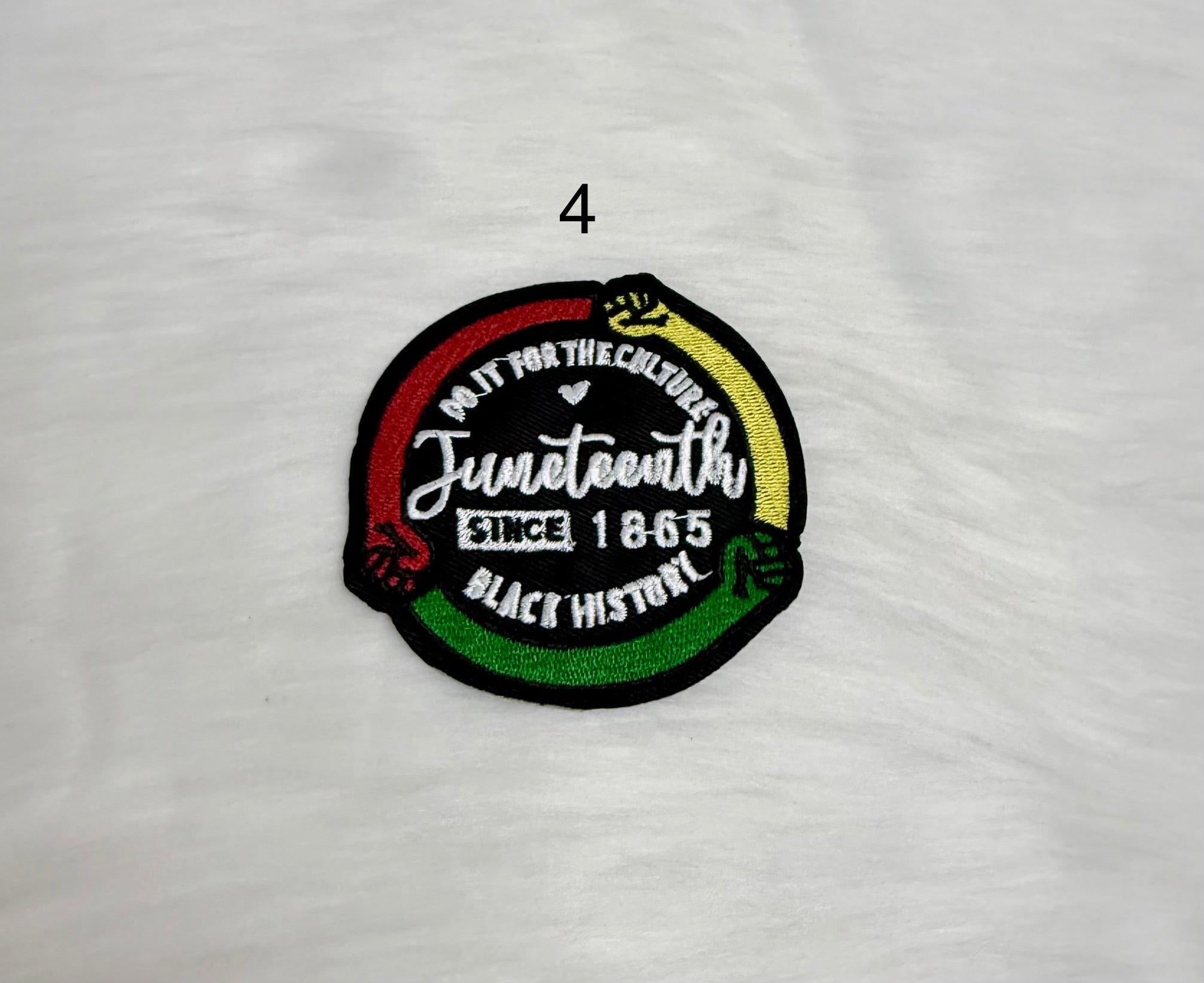 Juneteenth Iron-On Small Patches