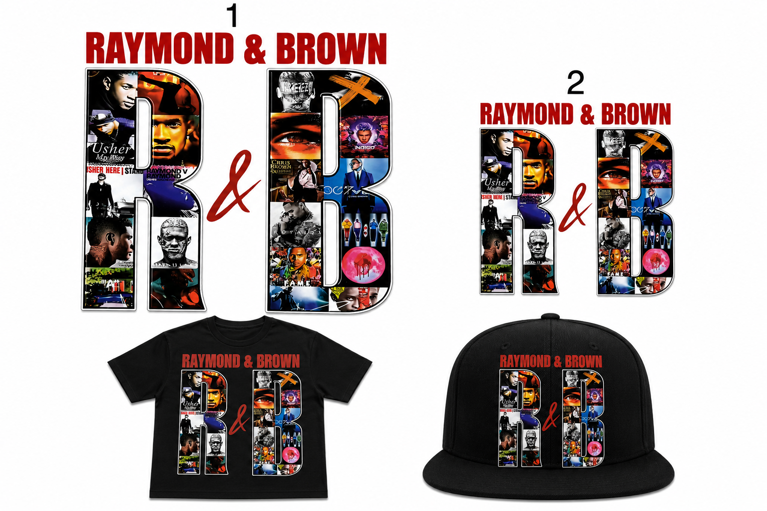 R&B Tour Full Color DTF Heat Transfer – Ready to Press (Transfer Only – Apparel Not Included)