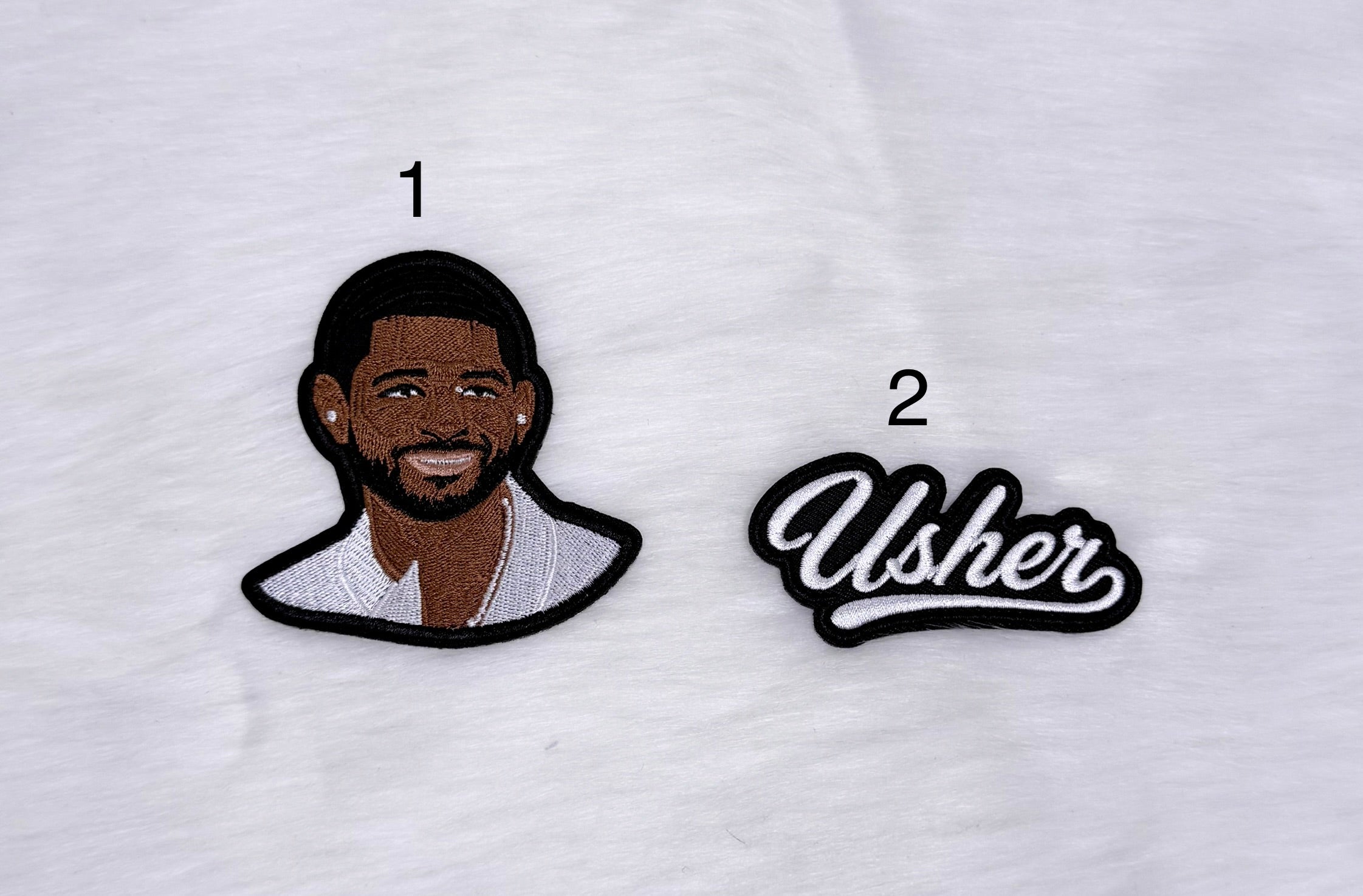 R&B Legend Inspired Embroidered Iron-On Patches