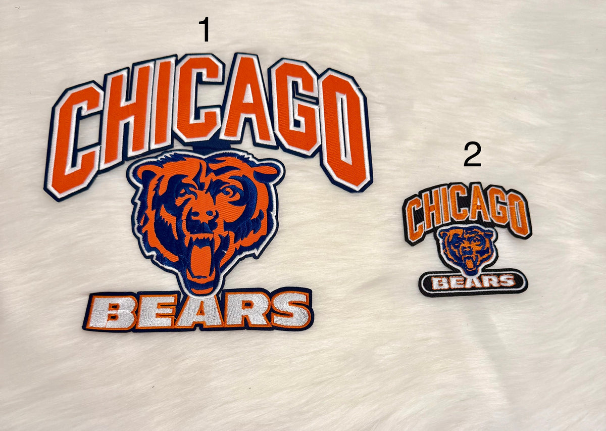 Chi-Town Football Iron-On Patches