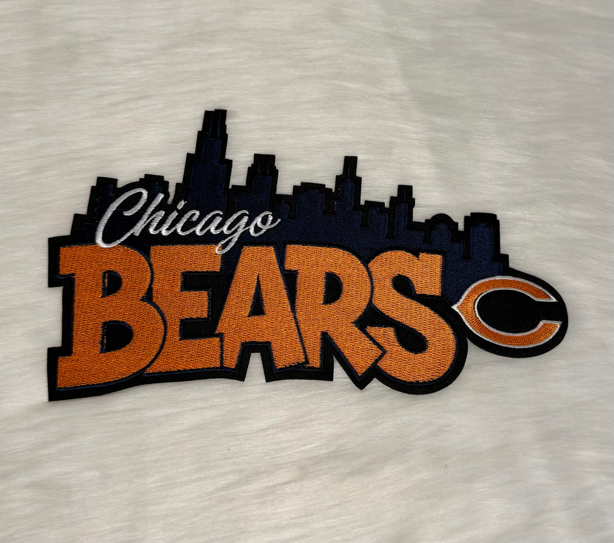Chicago Football Big Iron-On Patches