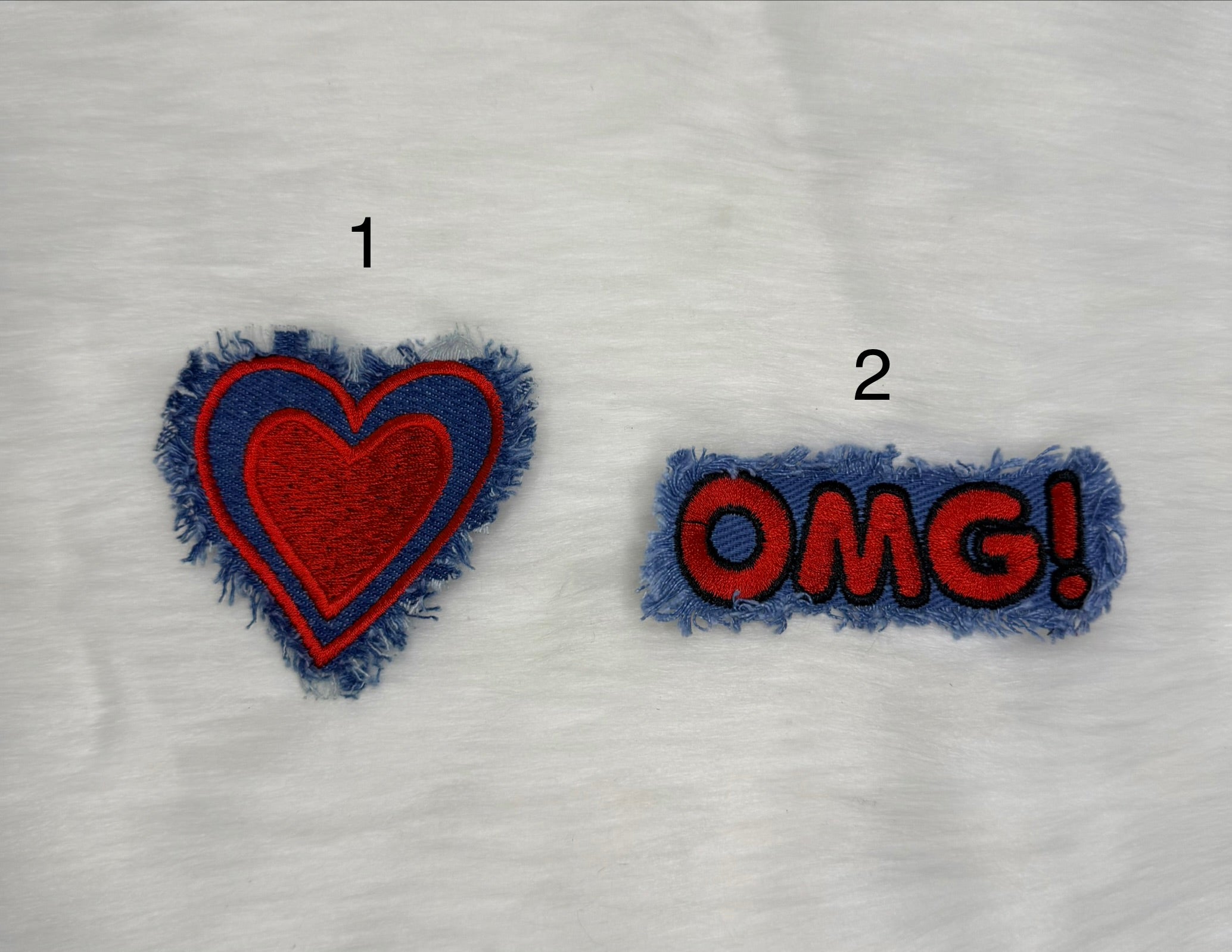 Denim Iron-On Patches