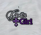 God’s Girl Iron-On Patch