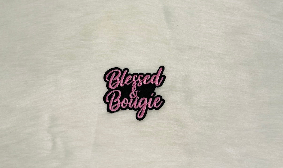 Blessed & Bougie Iron-On Patch