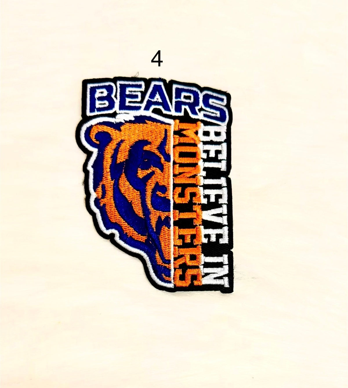 Chi-Town Football Iron-On Patches
