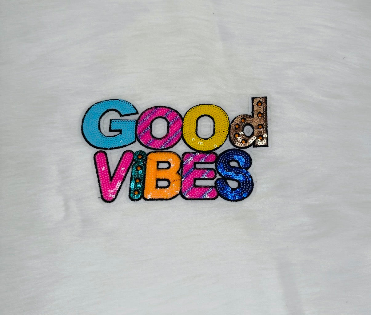 Good Vibes Iron-On Mid Size Patch