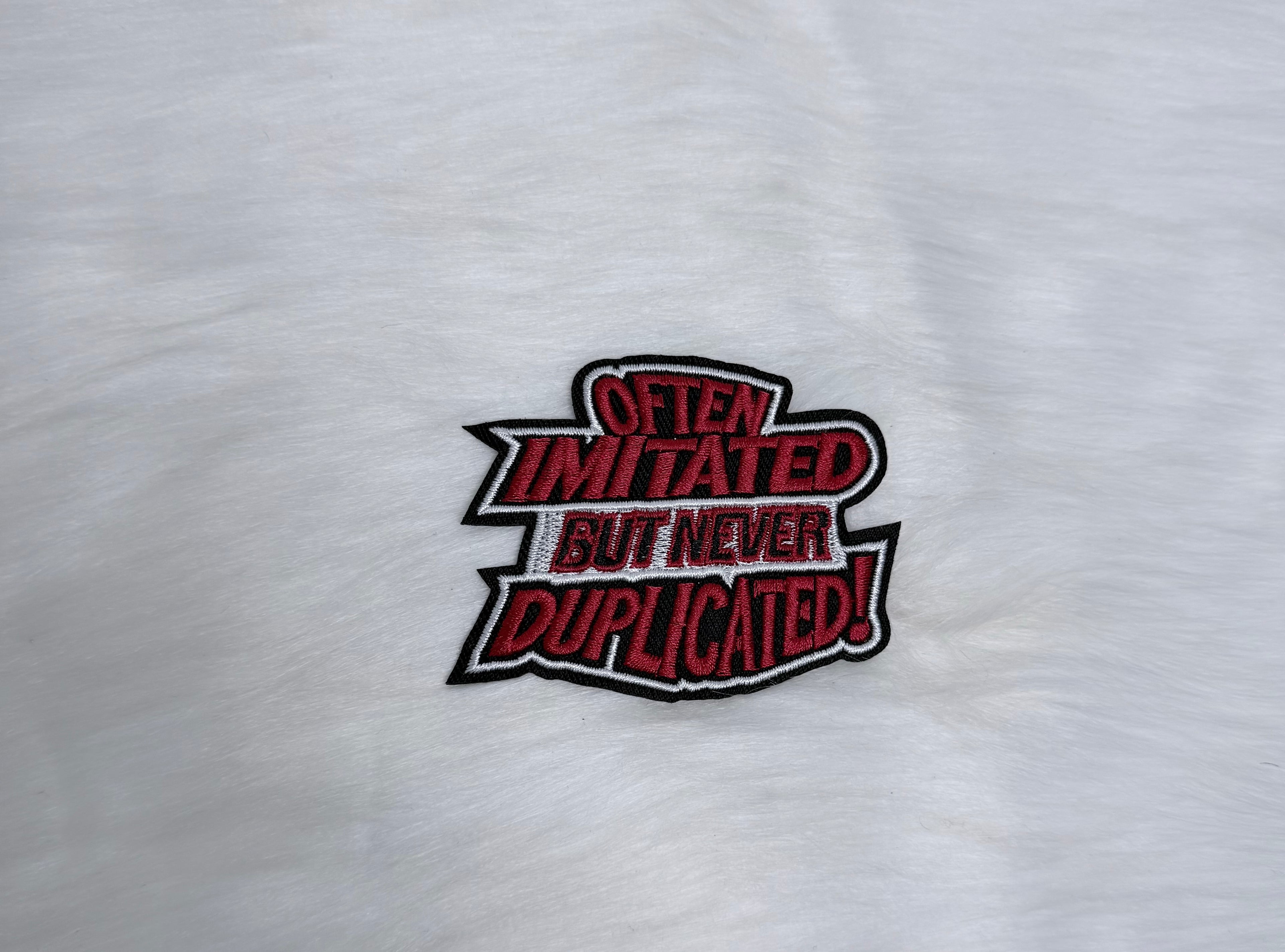 Often Imitated Iron-On Patch