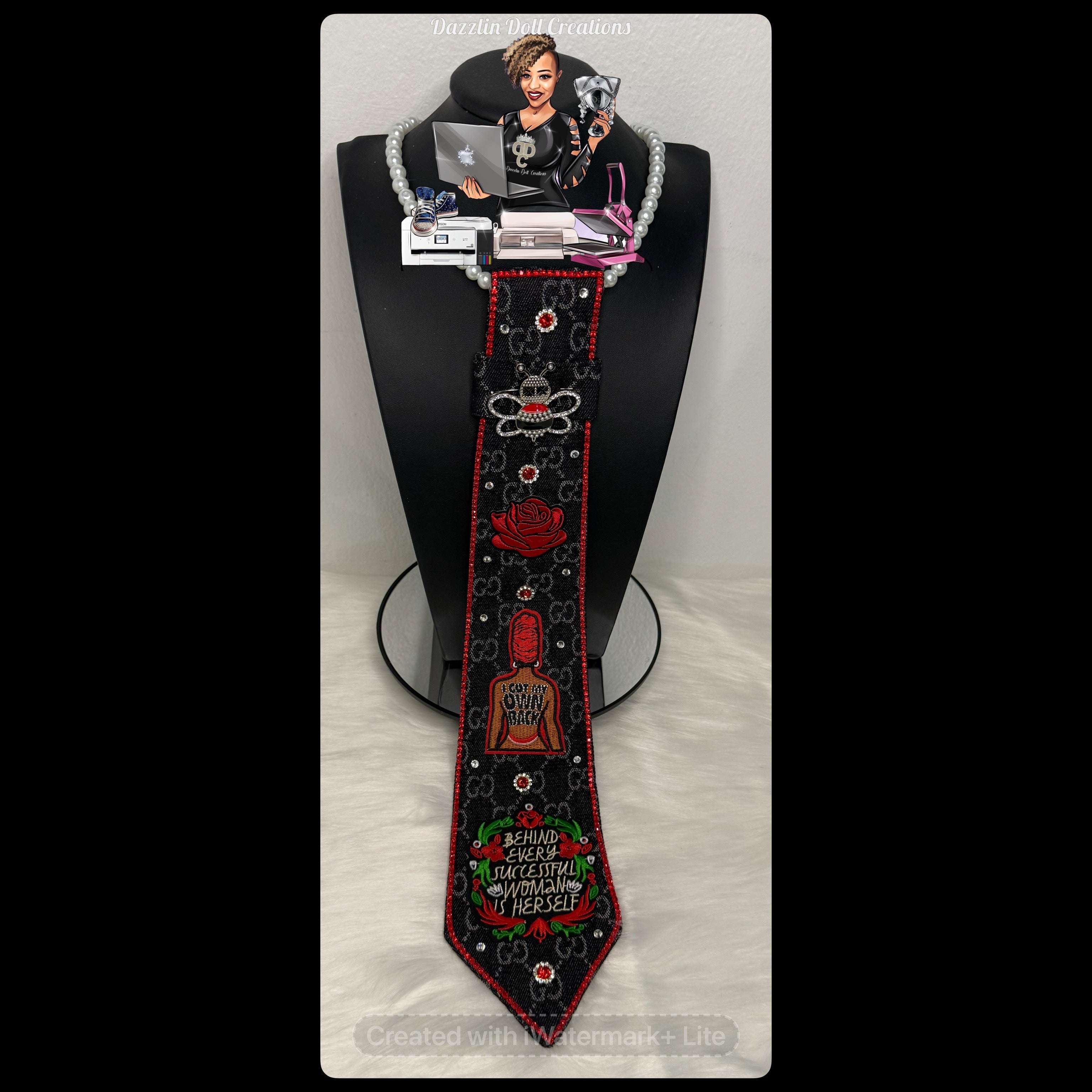 Signature Collection Black Custom Tie