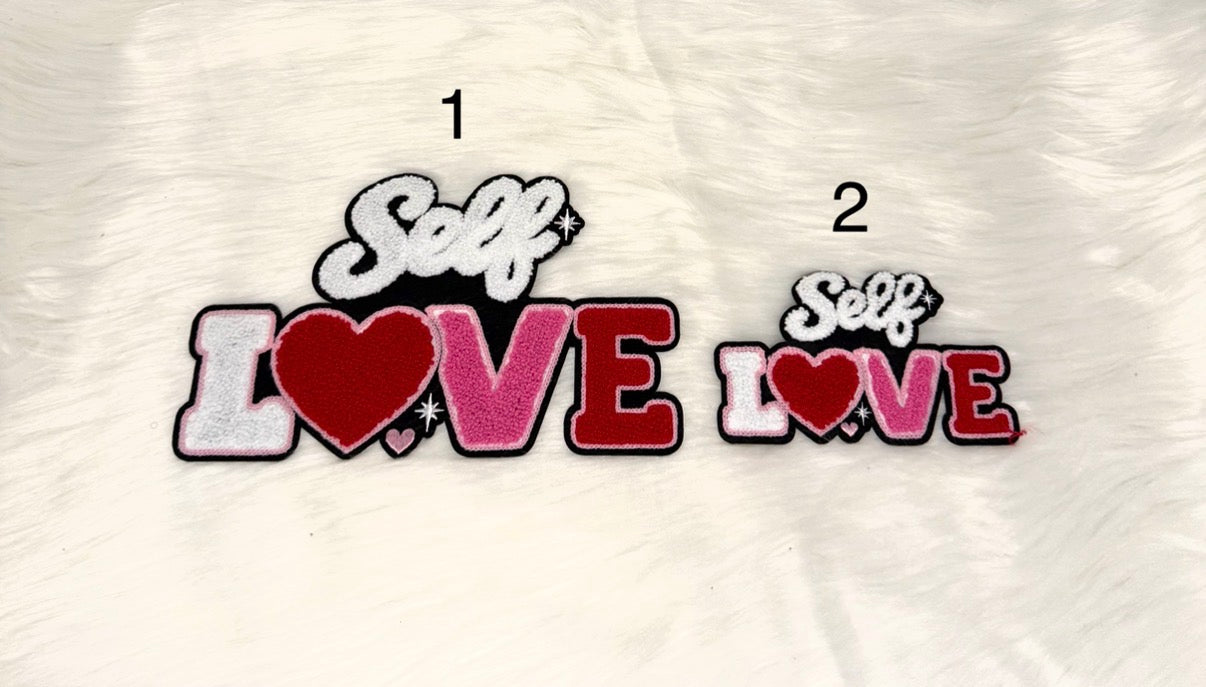 Self Love Iron-On Big & Mid Size Patches