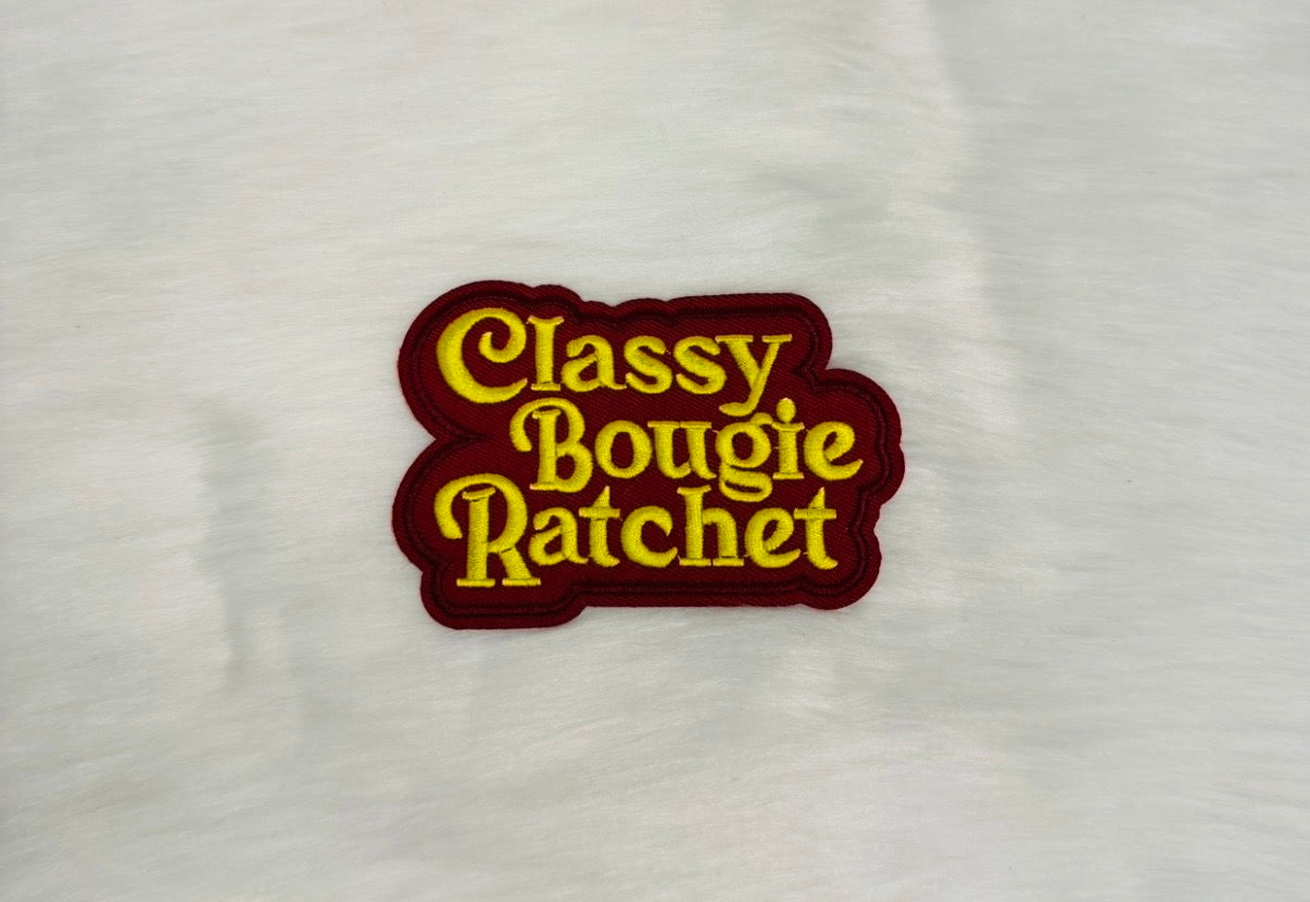 Classy Bougie Ratchet Iron-On Patch