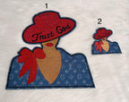 Trust God Lady Iron-On Patches