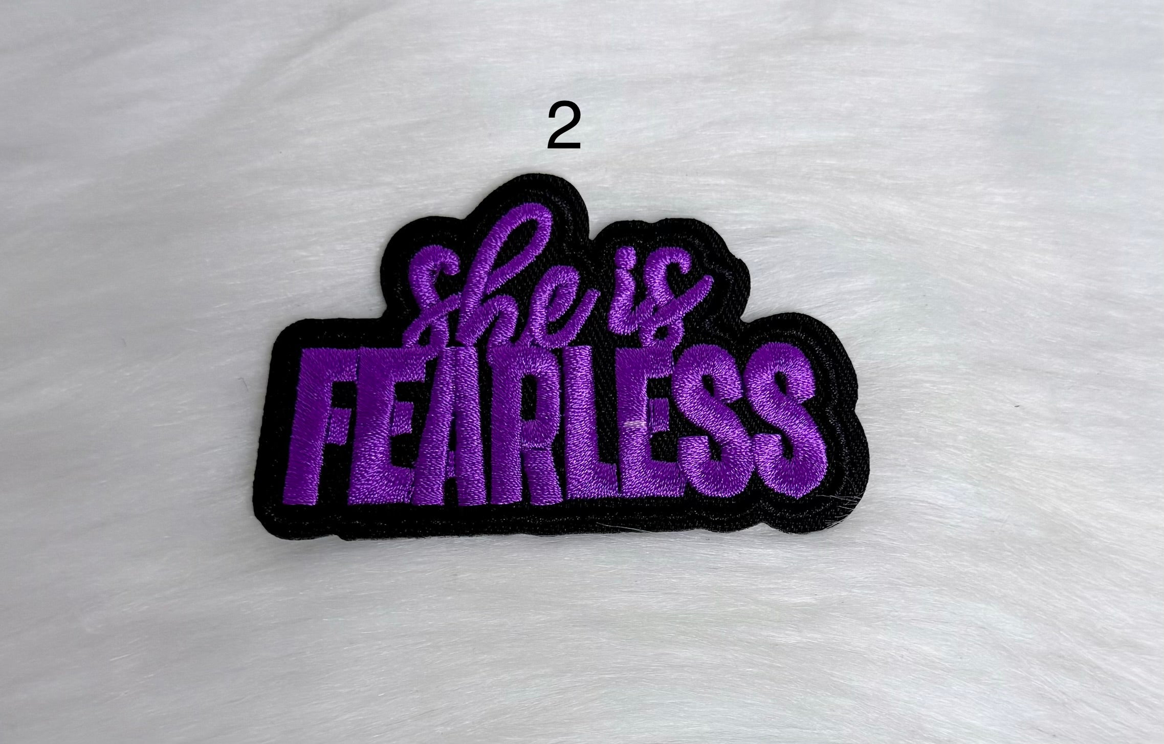 She is Fearless Iron-On Patches
