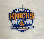 New York Basketball Iron-On Patches