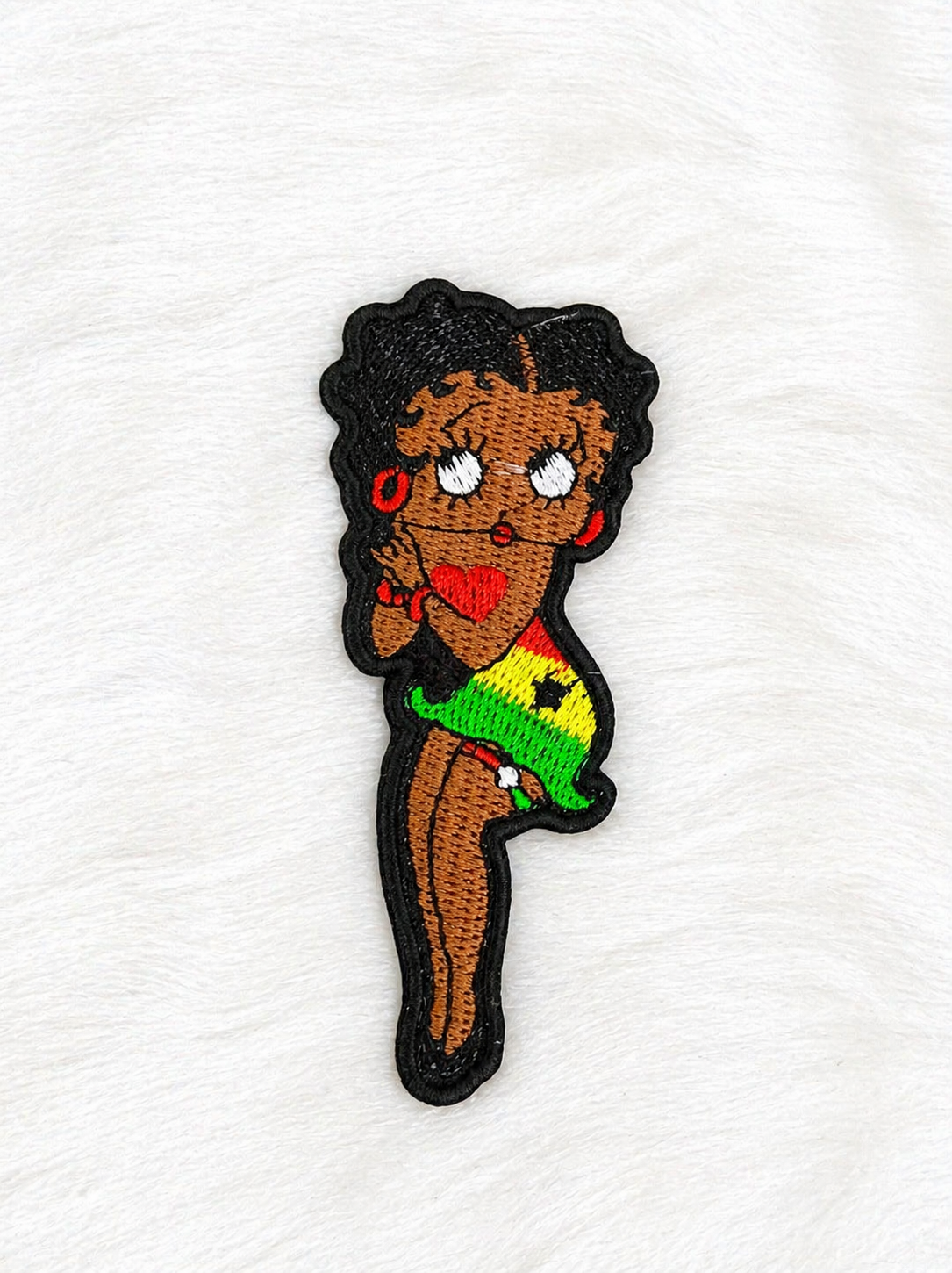 Black History Betty Iron-On Small Patch