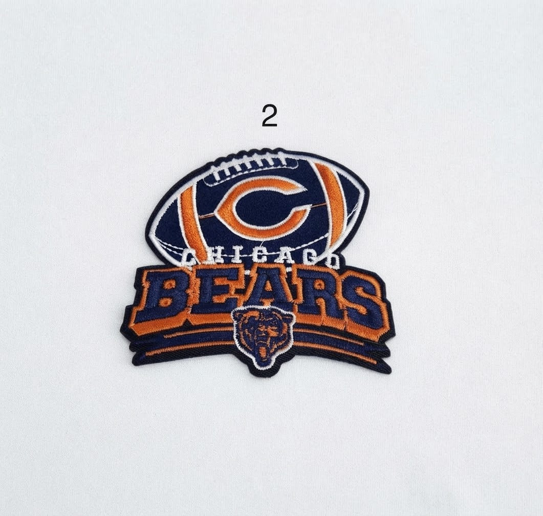 Chi-Town Football Iron-On Patches