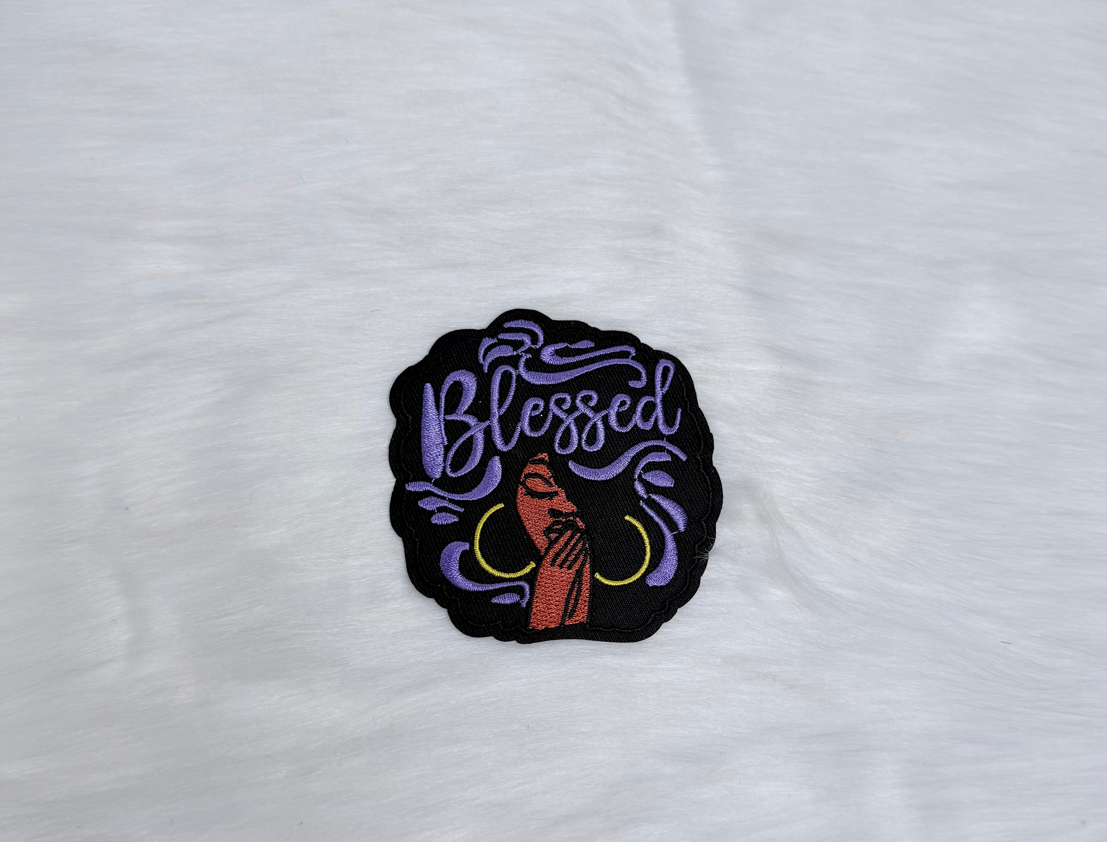 Blessed Lady Iron-On Patch