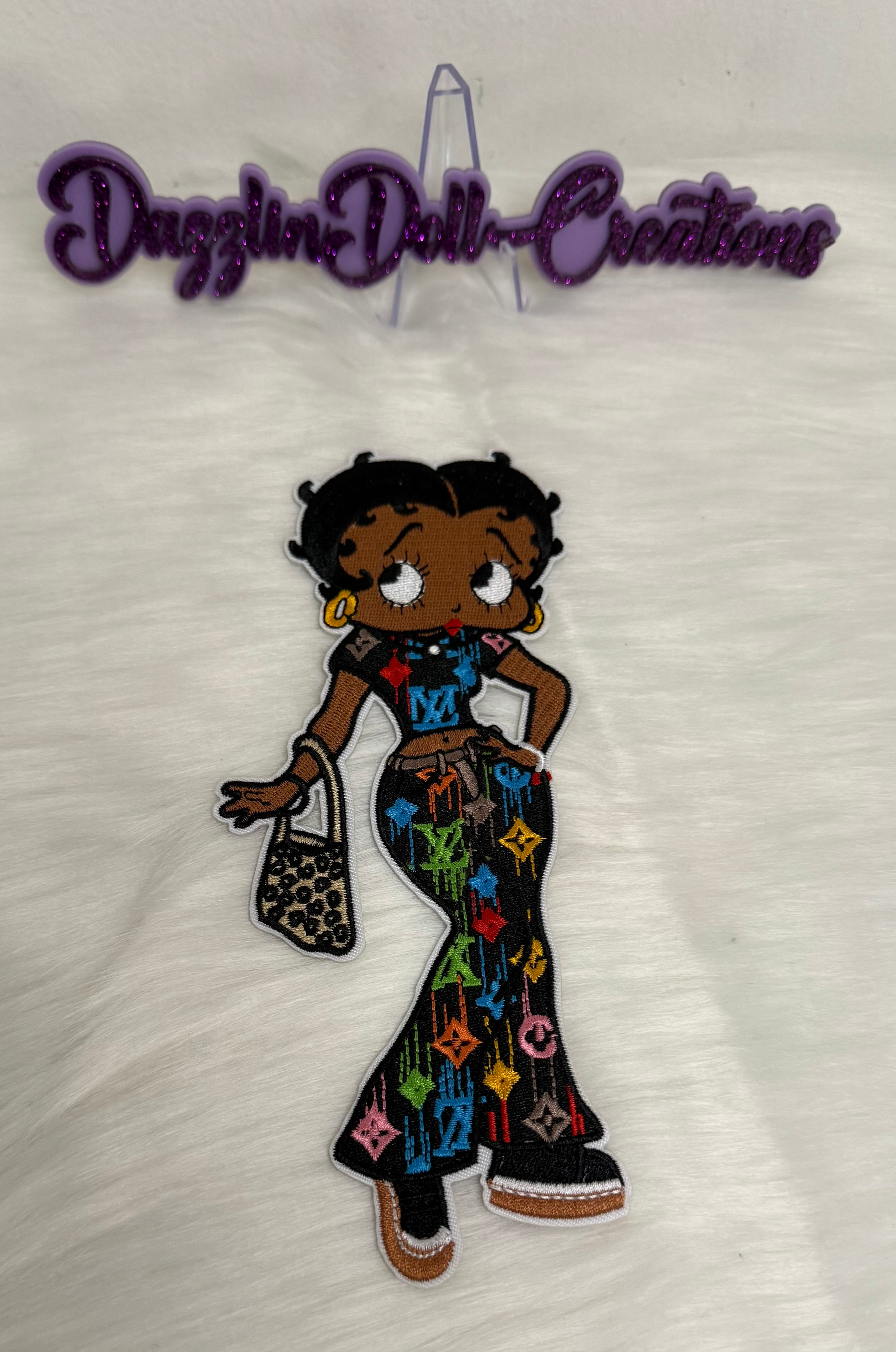 Inspired LV Betty Boo Big Patch