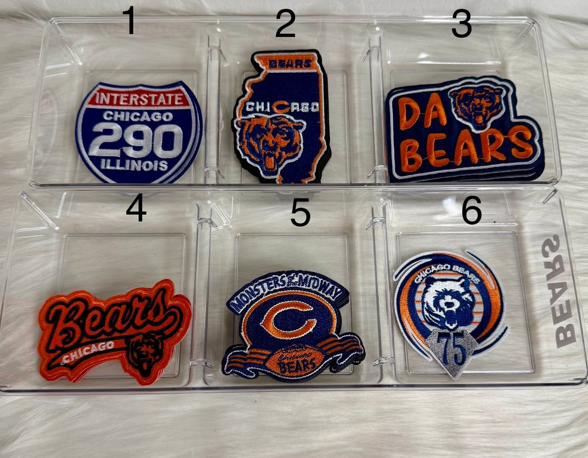 Chicago Football Small Iron-On Patches