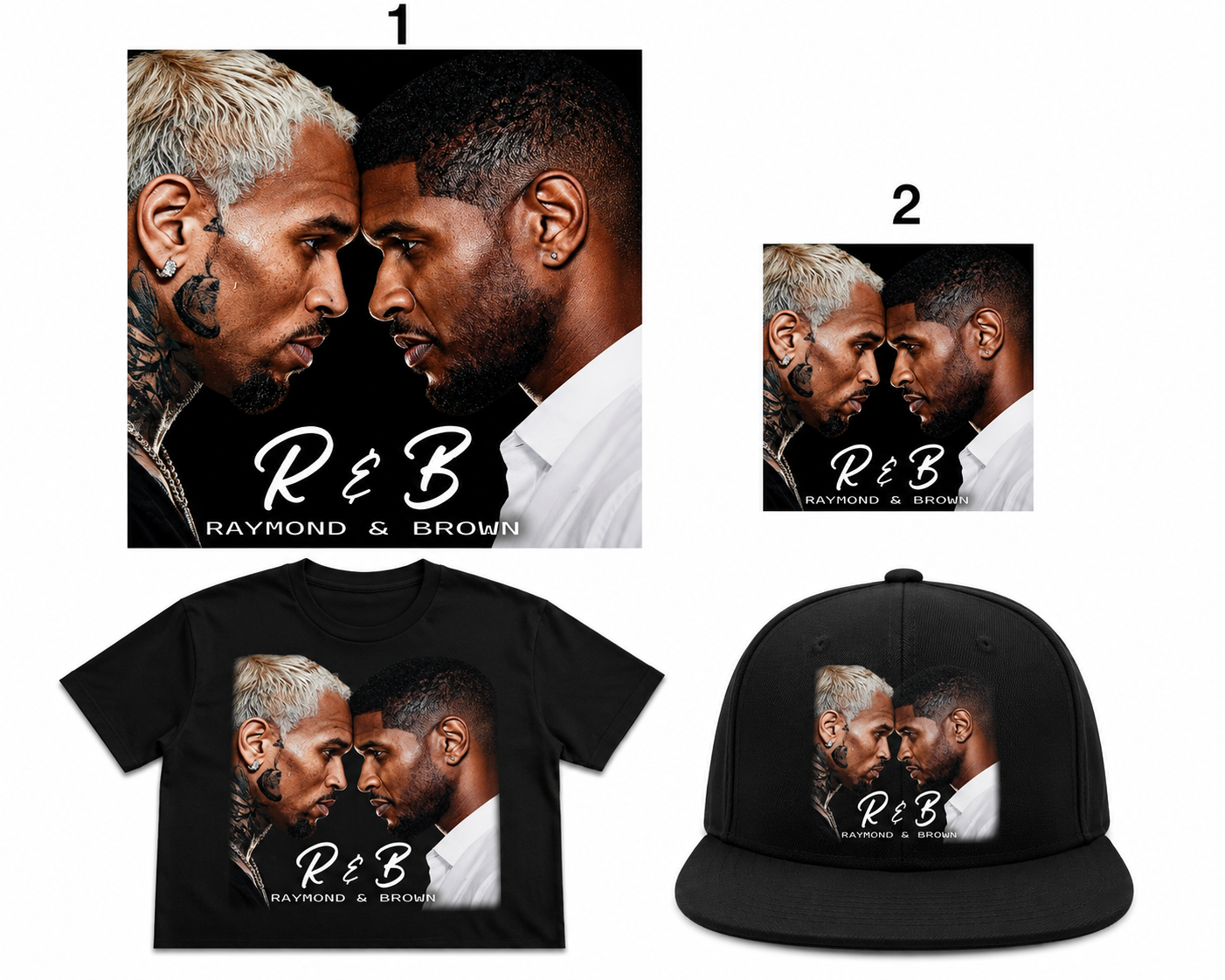 R&B Tour Full Color DTF Heat Transfer – Ready to Press (Transfer Only – Apparel Not Included)