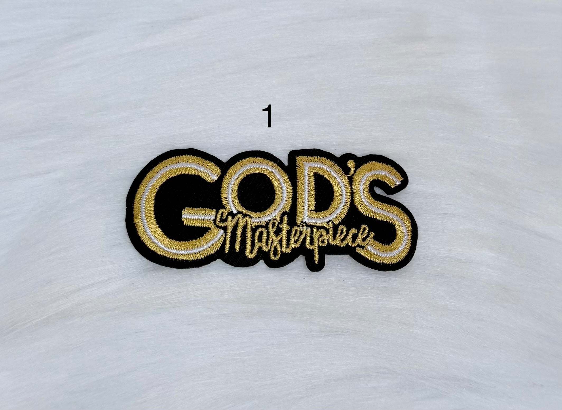 God’s Masterpiece Iron-On Patches