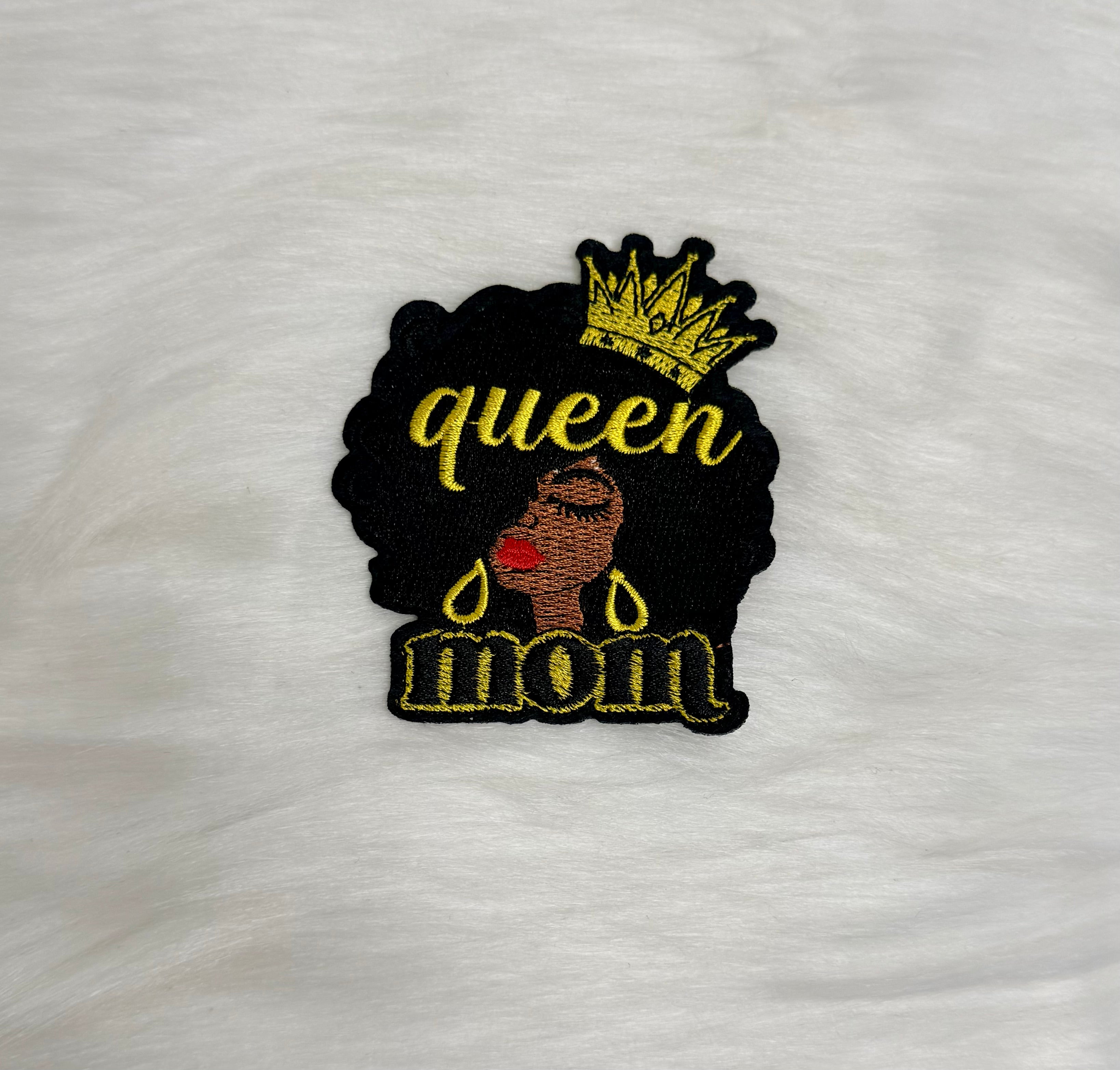 Queen Mom Iron-On Big Patches