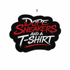 Dope Sneakers and A T-Shirt Iron-On Small Patches
