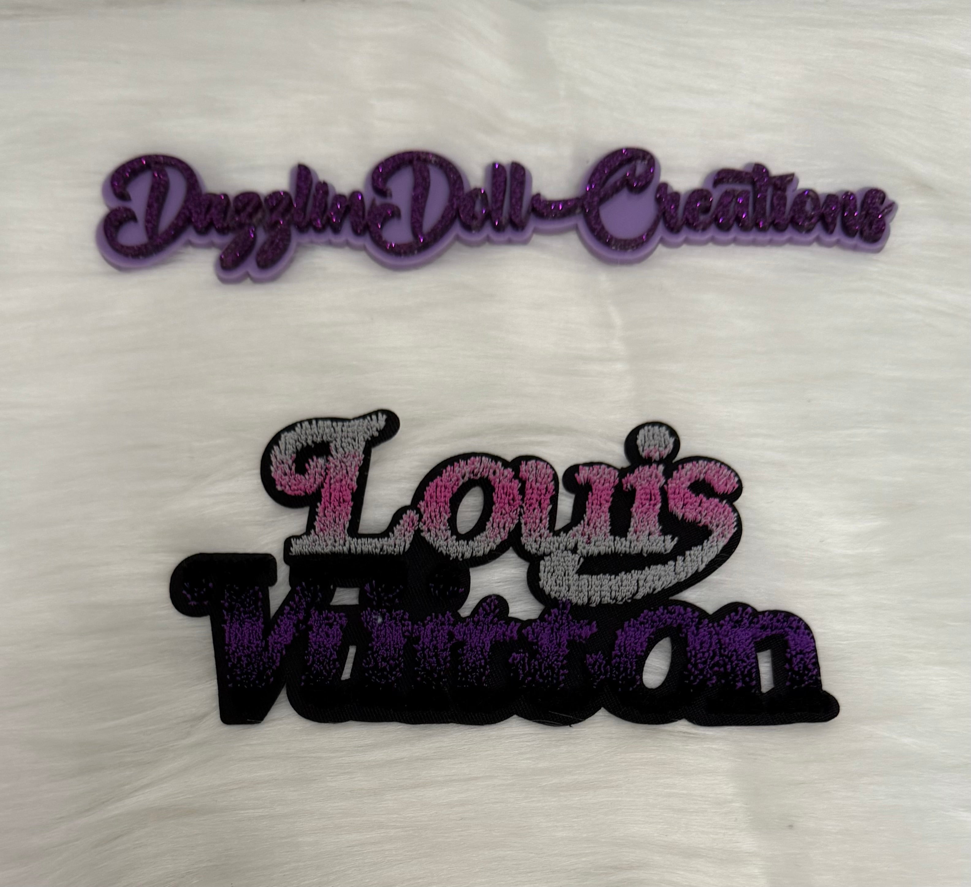 Inspired LV Word Big Patch