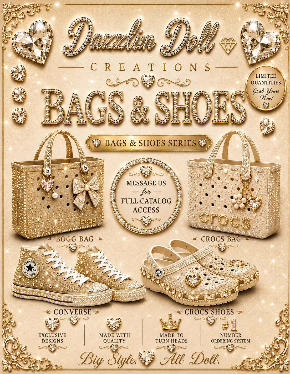 Dazzlin Doll Exclusive Bags & Shoes Catalog — Volume (001–100)