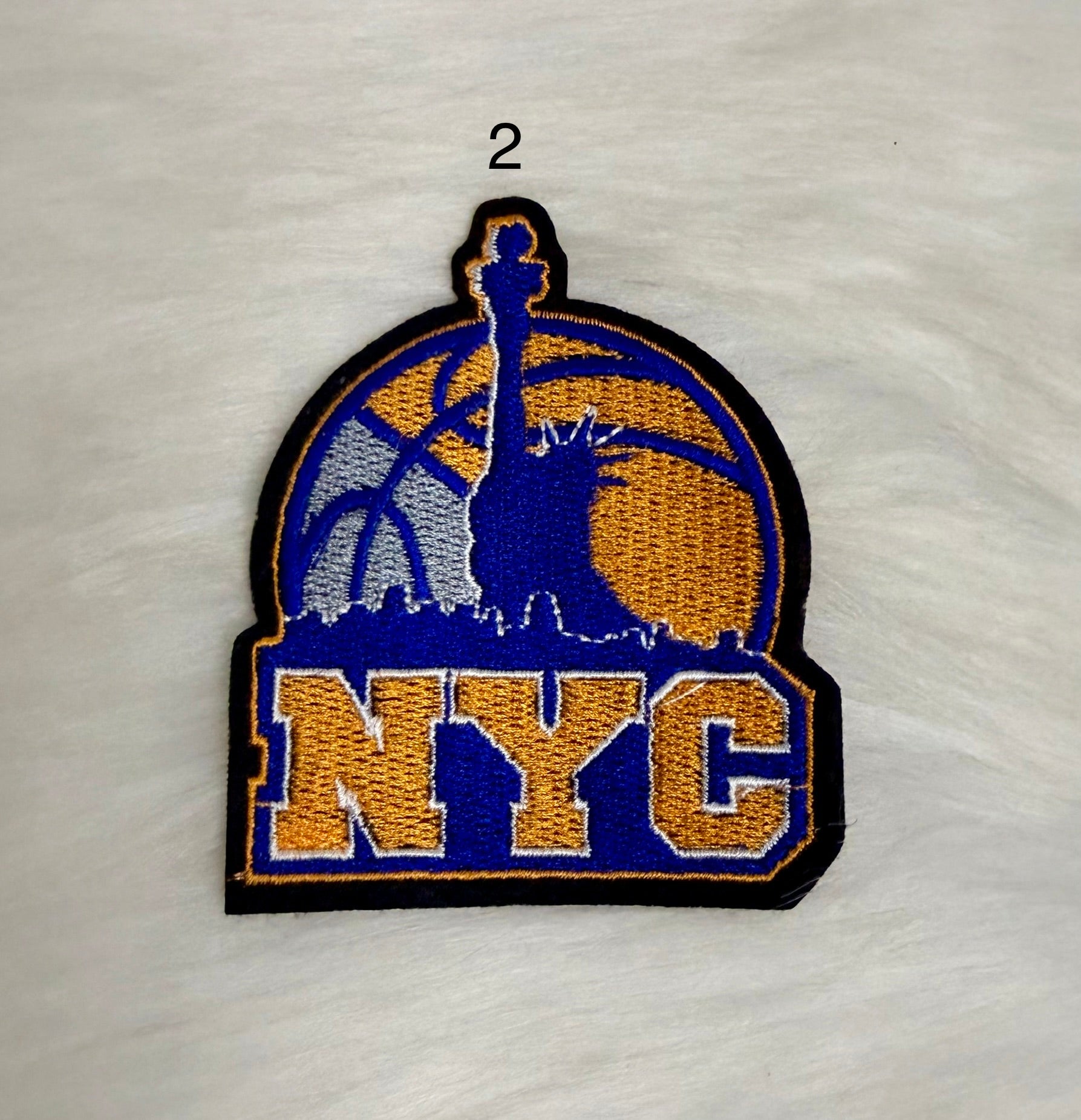 New York Basketball Iron-On Patches