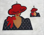 Trust God Lady Iron-On Patches