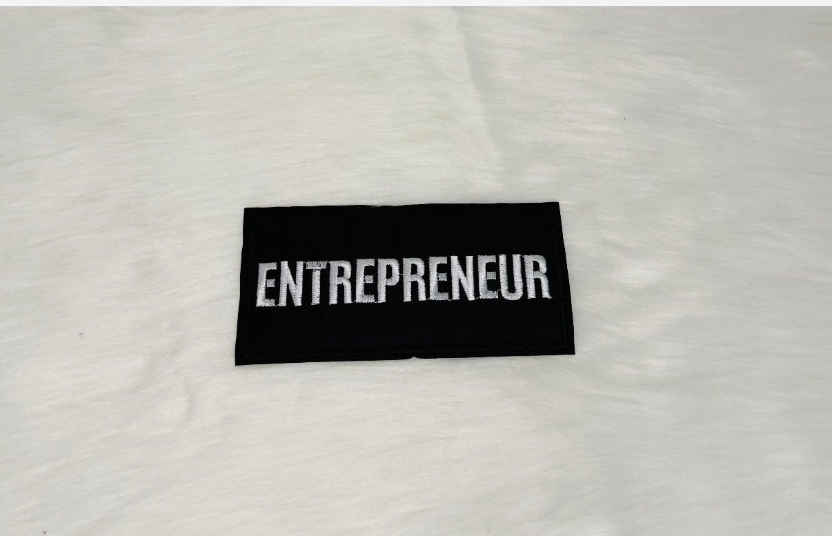 Entrepreneur Iron-On Mid Size Patch
