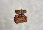 Standing on Business Iron-On Small Patches