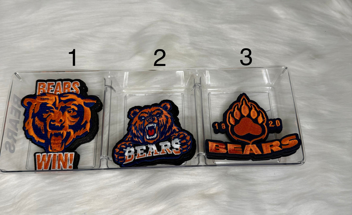 Chicago Football Small Iron-On Patches