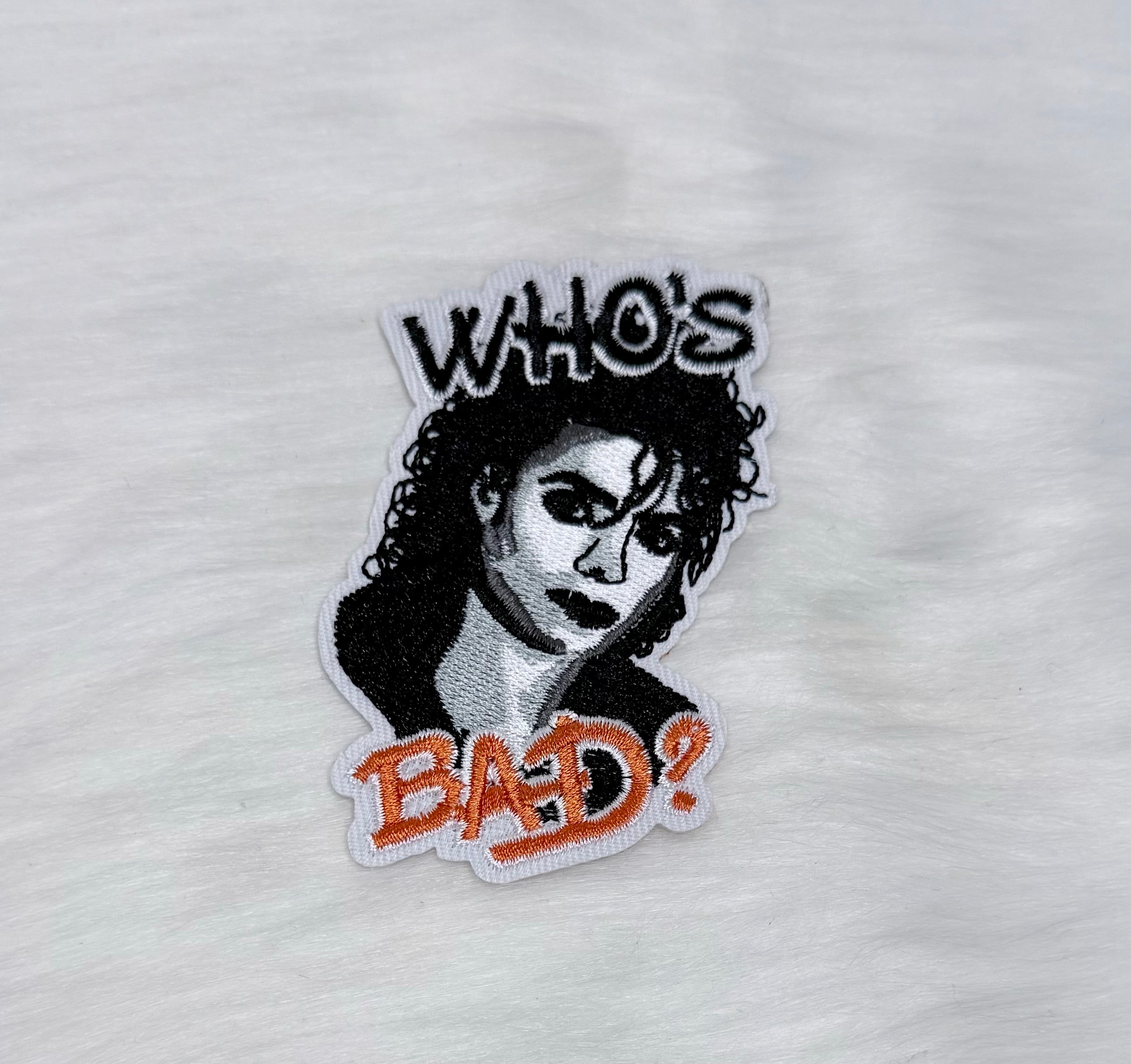 MJ Who’s Bad Iron On Patch