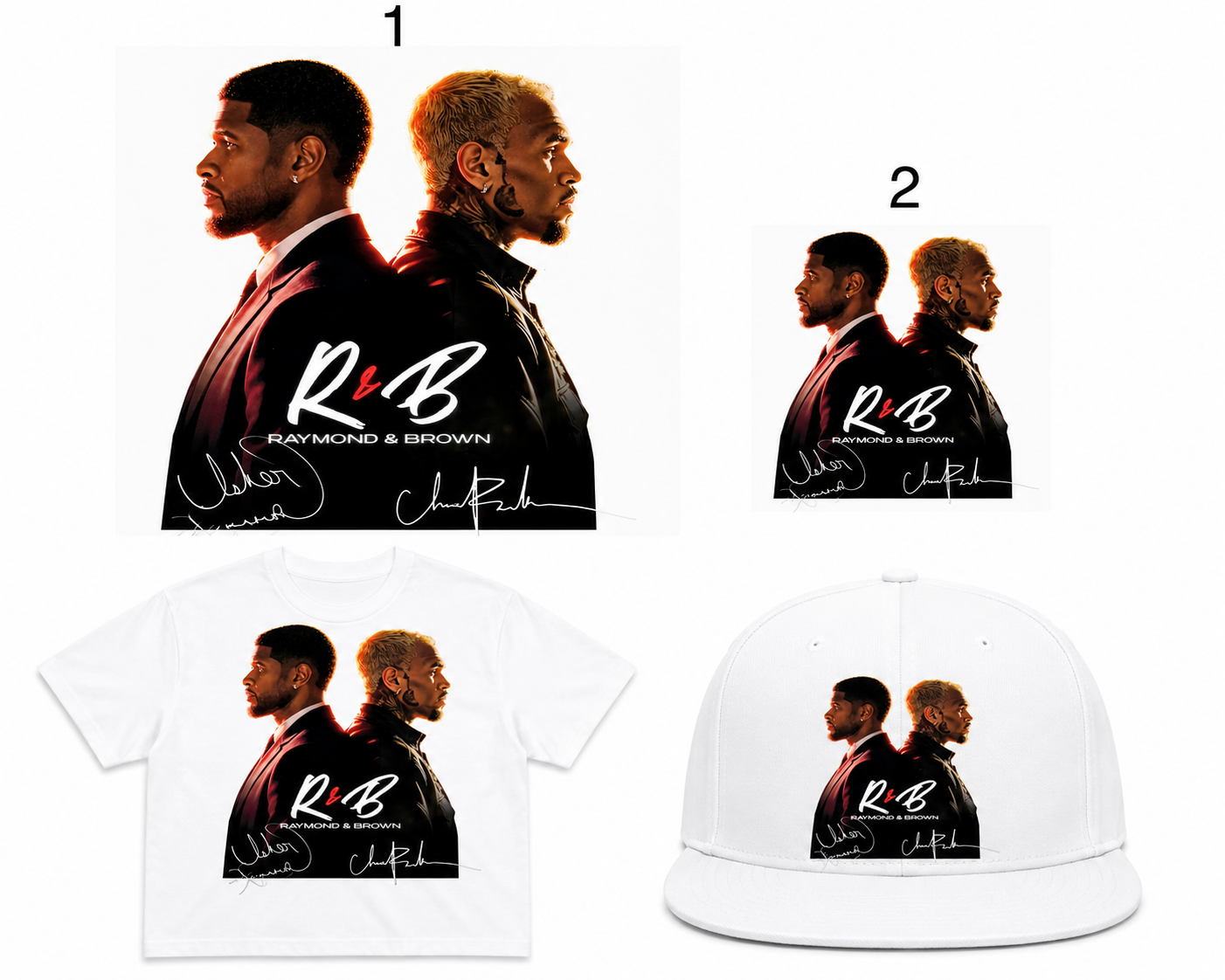 R&B Tour Full Color DTF Heat Transfer – Ready to Press (Transfer Only – Apparel Not Included)