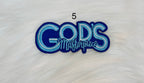 God’s Masterpiece Iron-On Patches