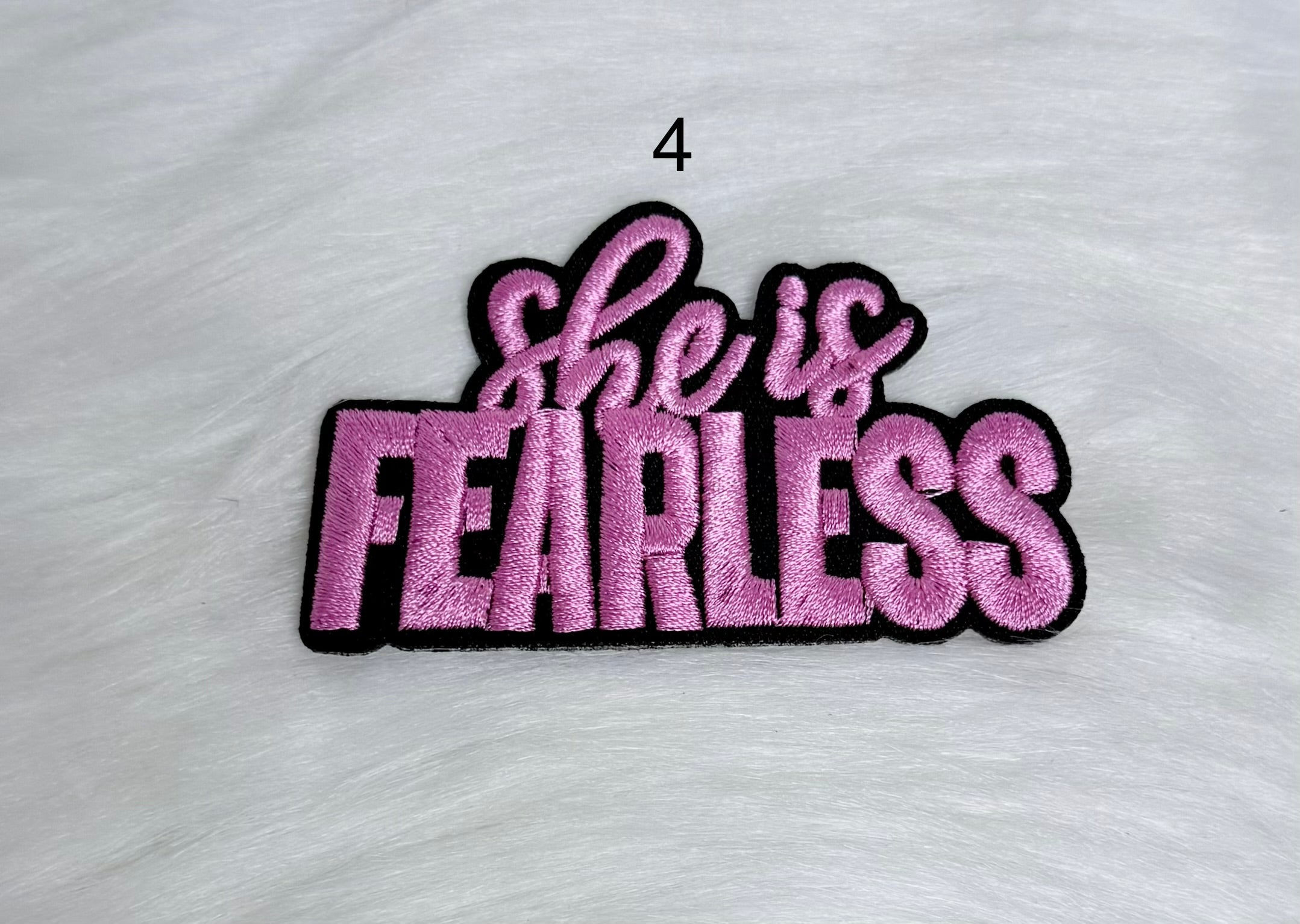 She is Fearless Iron-On Patches