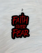 Faith Over Fear Iron-On Patches