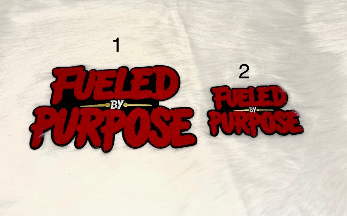Fueled By Purpose Iron-On Big & Midsize Patch
